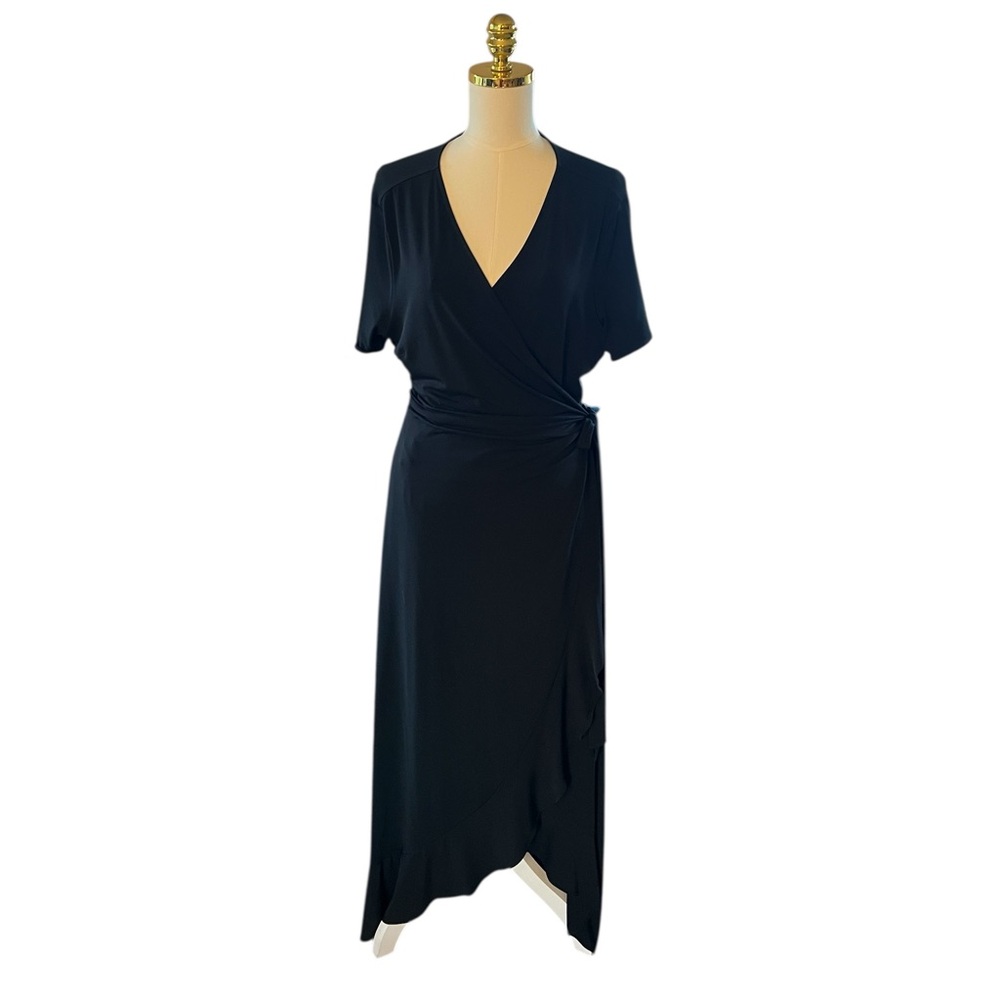 The Limited Black Maxi Wrap Dress